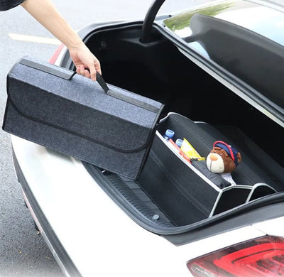 Car Storage Bag Black / حقيبة تخزين السيارة