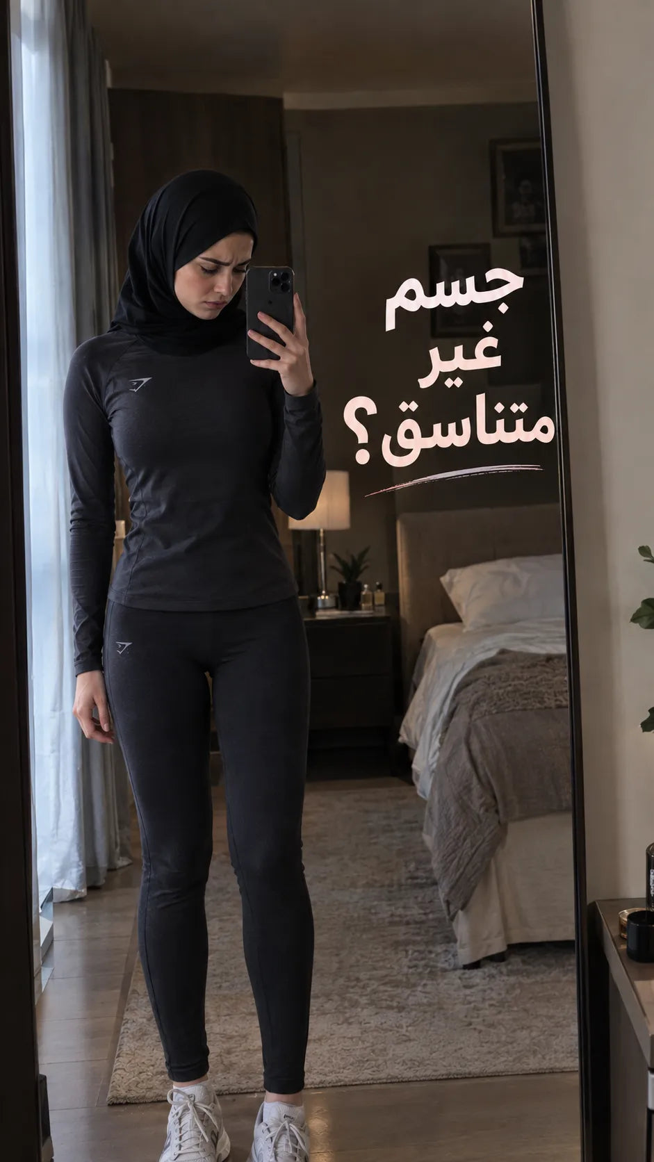 جسم غير متناسق — العضلة النائمة والخفسة